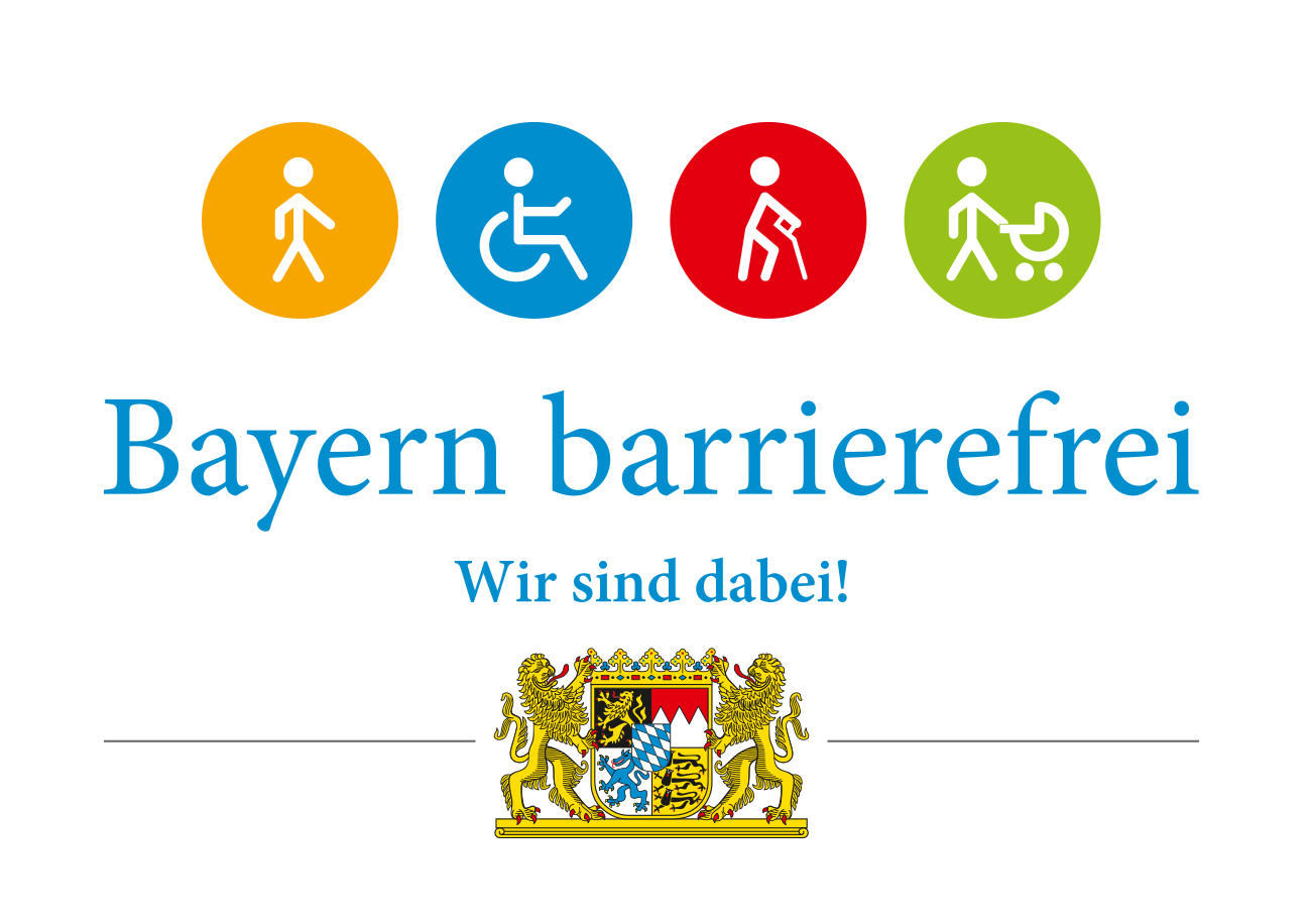 Bayern barrierefrei — Wir sind dabei